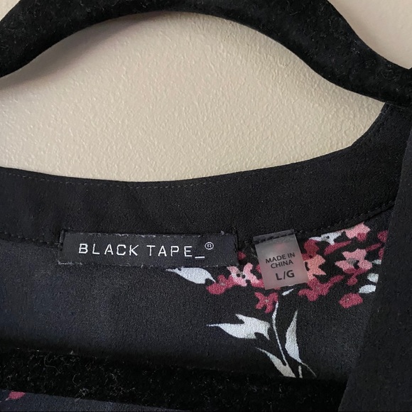Black Tape floral long sleeve blouse - Picture 2 of 3